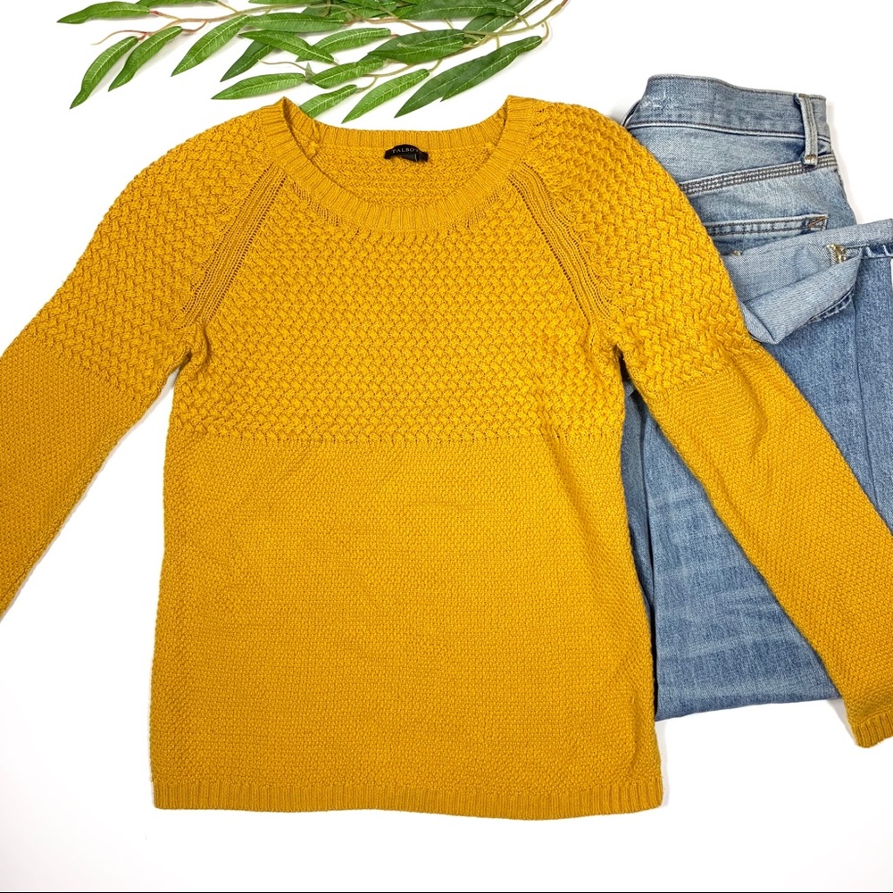 TALBOTS Criss-Cross Knit Sweater Sz XS